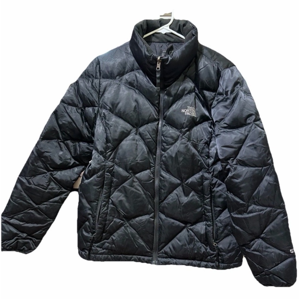 The North Face 550 Black Down Quilted Puffer Jacket